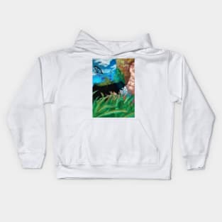 my mind full of nature Kids Hoodie